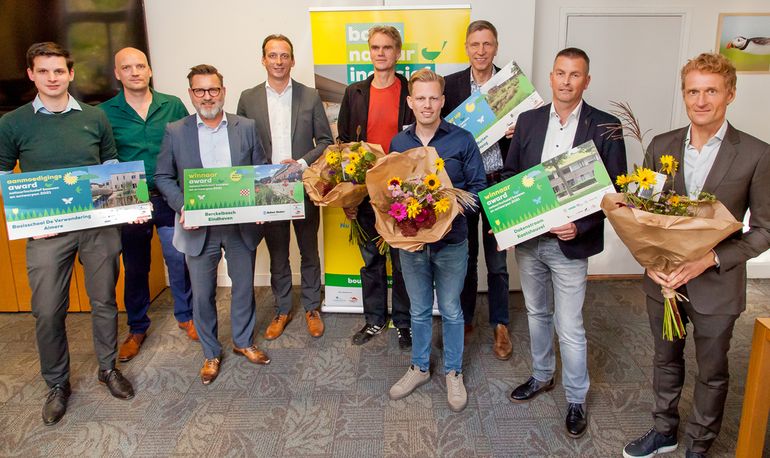Winnaars en genomineerden van de Natuurinclusief Bouwen en Ontwerpen Award 2021