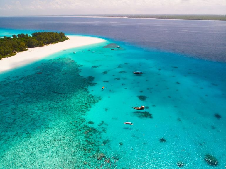 Example of a reef island