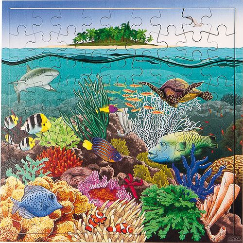 Puzzel Koraal zee interactief