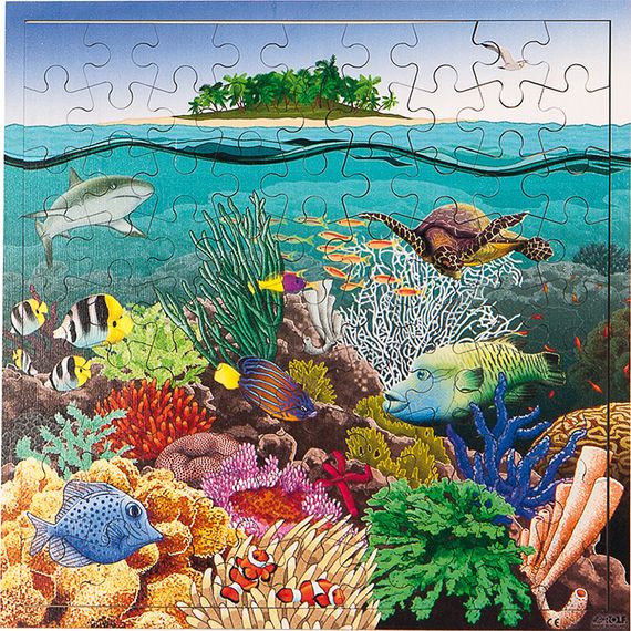 Puzzel Koraal zee interactief
