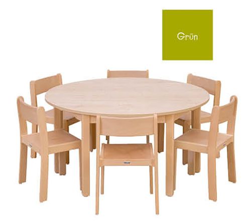 Tisch-Stuhl-Kombination Rondo