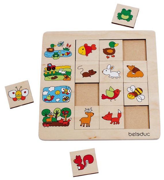 Sortierpuzzle Lebensraum
