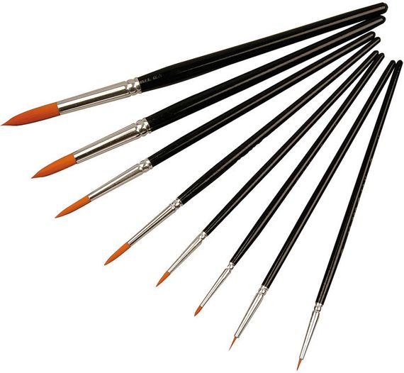 Crea-penselen Gold Line rond