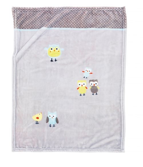 Babydecke aus Mikrofaser Birds