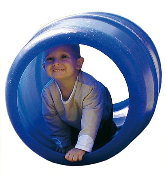 Spielfass blau.
