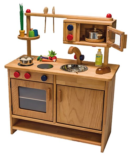 Spielküche mit Mikrowelle