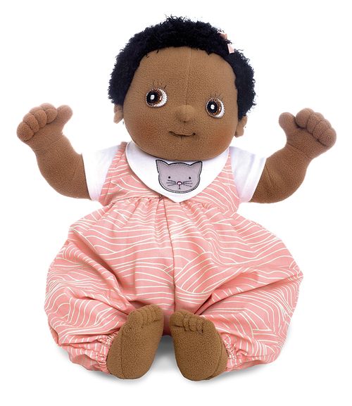 Pop / Knuffelpop Nora: 45 cm. groot, 700 gram zwaar. Deze zweedse poppen zijn echt geweldig