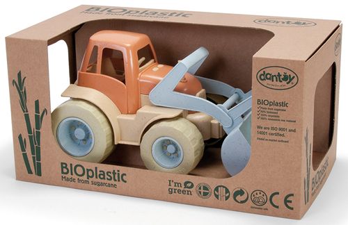 Traktor gemaakt van BioPlast