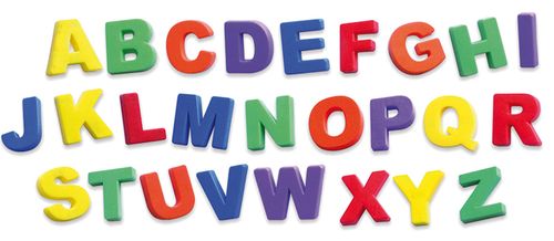 Magnetische hoofdletters