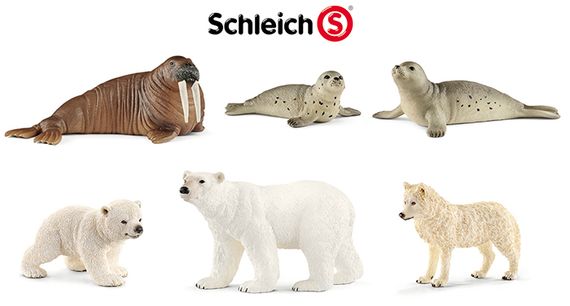 Schleich dieren uit de poolgebieden