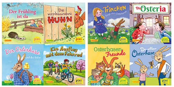 Bei Pixi ist der Frühling da – Ostergeschichten 8er Set 2