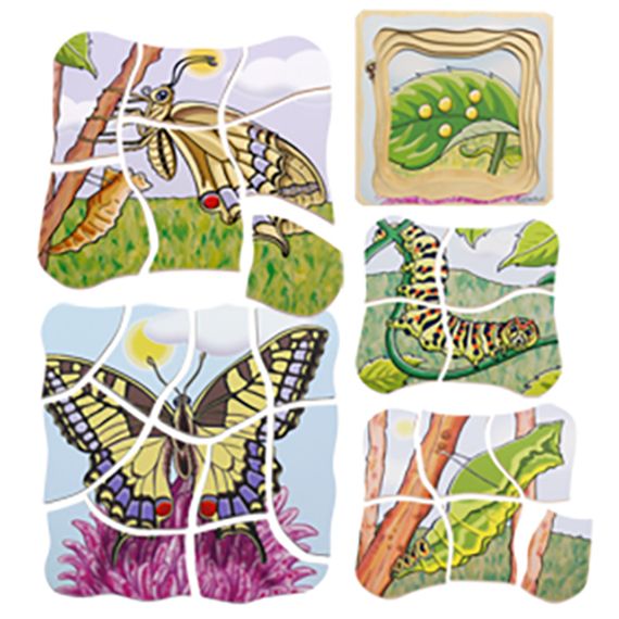 Lagenpuzzle Schmetterling