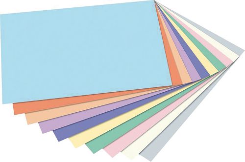 Fotokarton in pastelkleuren