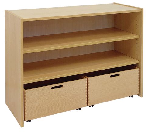 Schrank mit Rollkästen