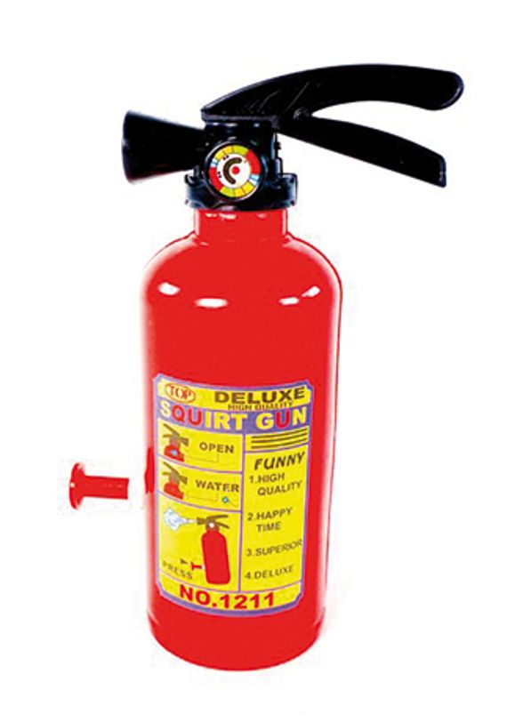 Wasserspritze Feuerlöscher