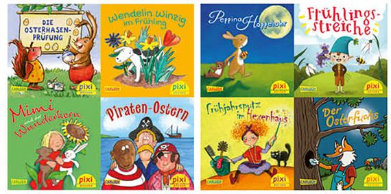 Pixi, der Frühling ist da – Ostergeschichten 8er Set 1