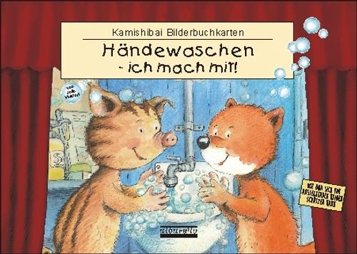 Kamishibai Hände Waschen, ich mach mit.