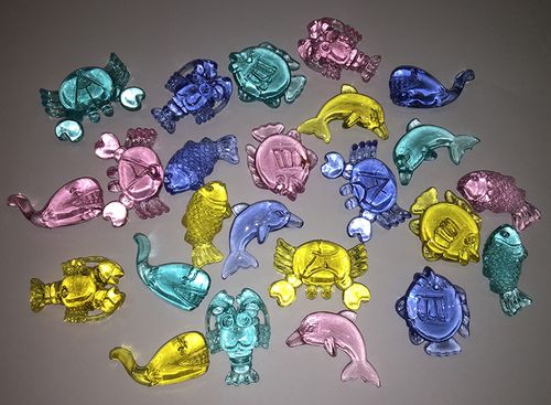 Acrylstenen Zeedieren