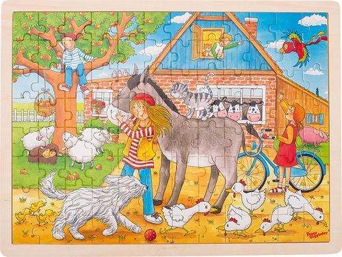 Puzzel Peggy op de boerderij