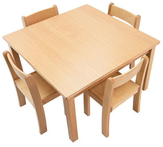 Tisch-Stuhl-Kombination Quadra