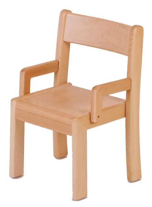 Stoel Simeon met rugleuning.