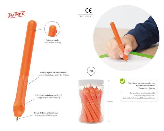 Prikpen met ergogrip