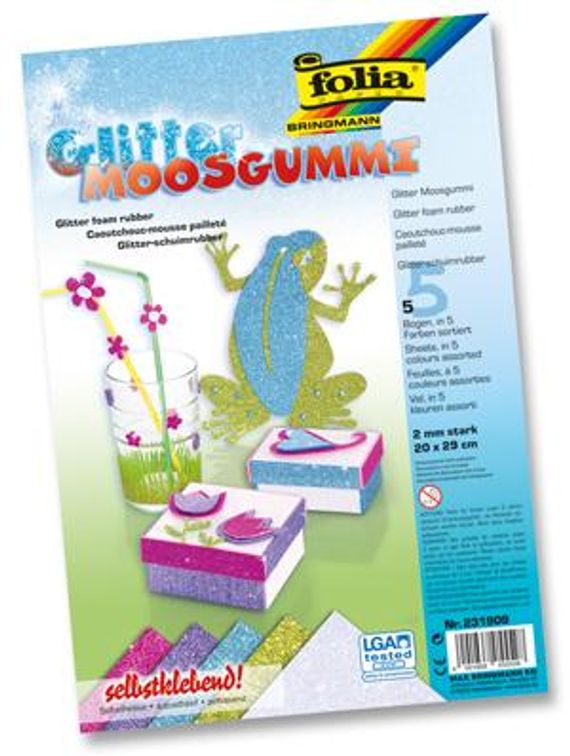 Moosgummi Glitter Classic