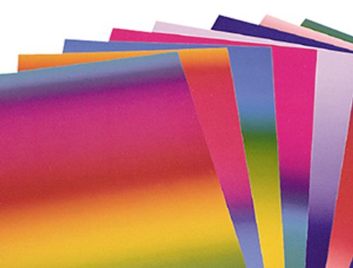 Regenbogenkarton 10 Blatt doppelseitig.