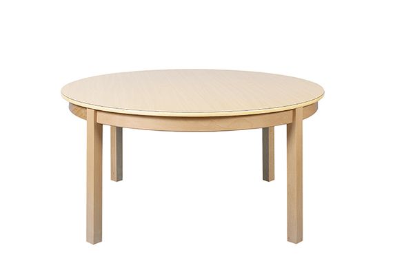 Tisch Rund 120cm. Ahorn hell