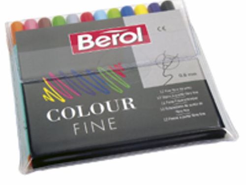 Berol viltstiften fine (0,6mm. punt).