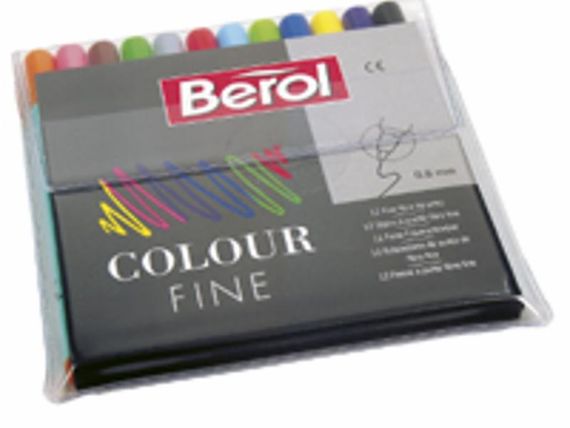 Berol Filzstifte fine (0,6mm. Spitze)