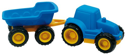Tractor met aanhanger.