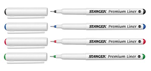 Fineliner Pro 4 stuks assortie
