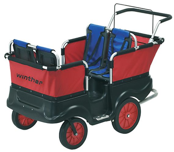 Turtle Kinderbus für 4 Personen.