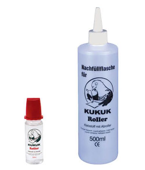 Rollkleber Nachfüllflasche 500 ml.