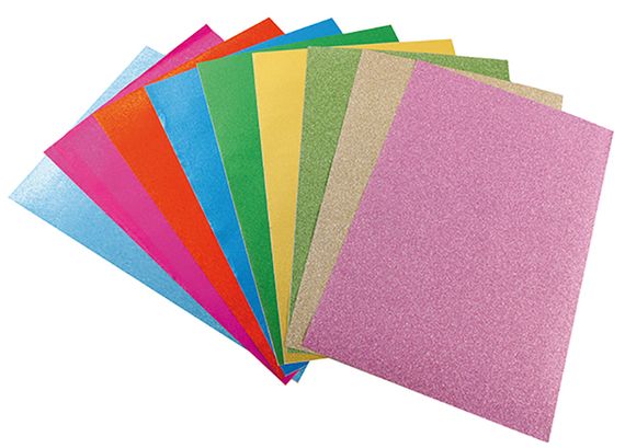 Glitterpapier selbstklebend