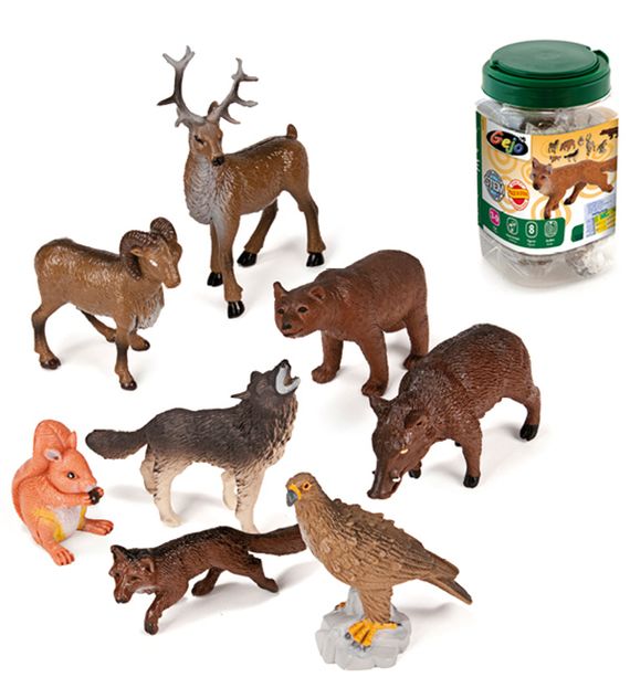 Waldtiere 8-teilig
