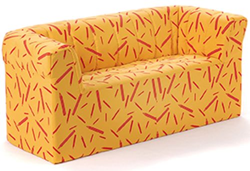 Zweisitzer-Sofa Kindergröße.