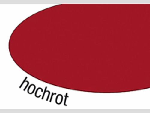 Buntpapier rot 50 Blatt im Block 50x35cm.