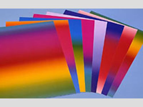 Regenboogpapier 34x49cm.