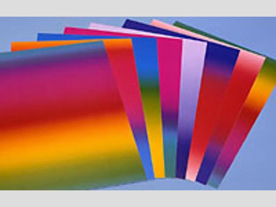 Regenboogpapier 34x49cm.