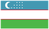 Flag for Usbekistan
