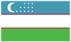 Flag for Uzbekistan