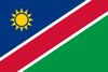 Flag for Namíbia