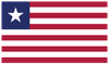 Flag for Libéria