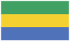 Flag for Gabão