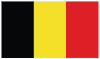 Flag for Belgien