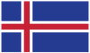 Flag for Iceland