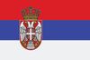 Flag for Serbia