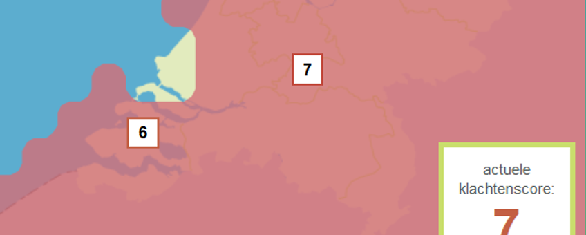 Pollenplanner verwachting voor bijvoet voor 13 juli 2013